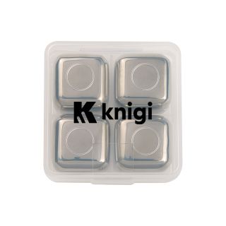 Stainless Steel Ice Cubes In Case