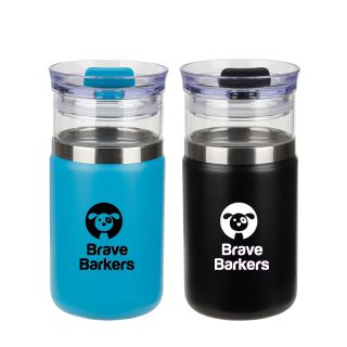 Tamari 12 Oz Glass Tumblers & Vacuum Insulated...