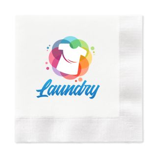 Full Color 3 Ply Premium Coined Beverage Napkins