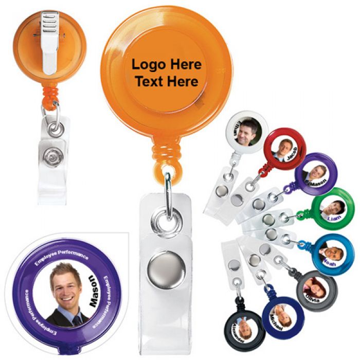 Custom Imprinted Retractable Badge Holders
