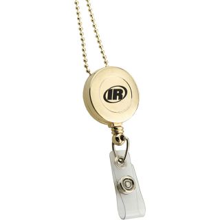 Round Retractable Gold Badge Reel
