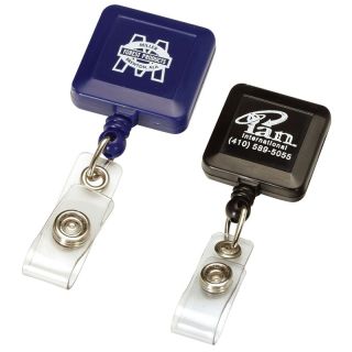 Square Metal Retractable Badge Holders