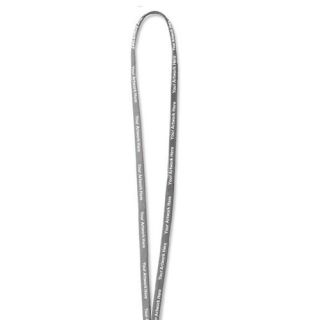 0.375 Inch Logo Polyester Tube Lanyards