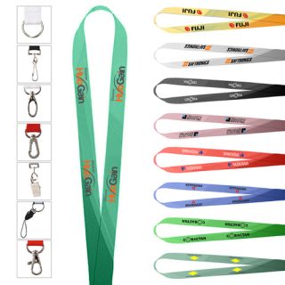 0.625 Inch Promotional Polyester Lanyards with 9 Colors