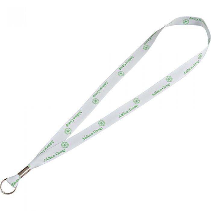 Custom Imprinted 3/4 Inch Full Color Premium Lanyards with Ring