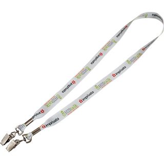 Printed 0.75 Inch Full Color Premium Double Lanyards