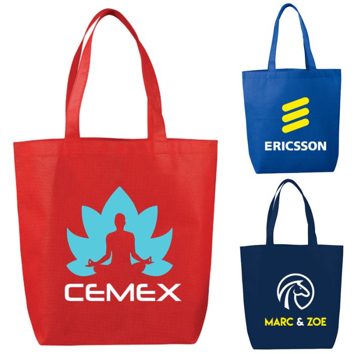 Custom Logo Imprinted Eros Tote Bags