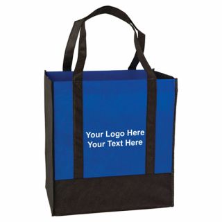 Printed Two Tone Grocery Bags