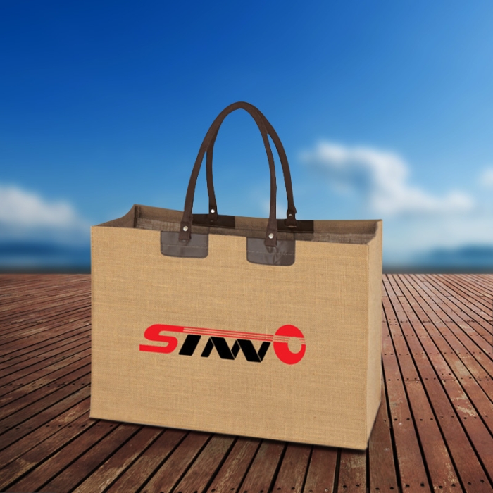 Personalized Jumbo Jute Tote Bags