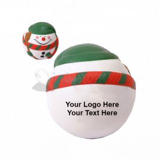 Printed Snowman Stress Balls