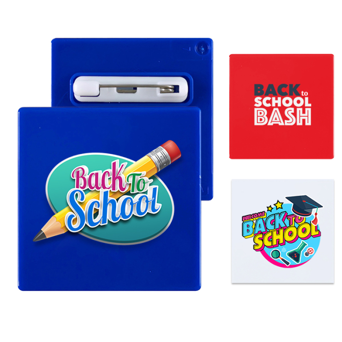 Customized Square Button Pins