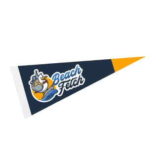 ized 5 x 12 Inch Pennants