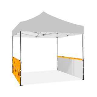 ized Set Of Two 10' x 3' Half Tent Walls