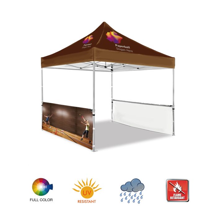 Full Imprinted Custom Event Tent Half Walls