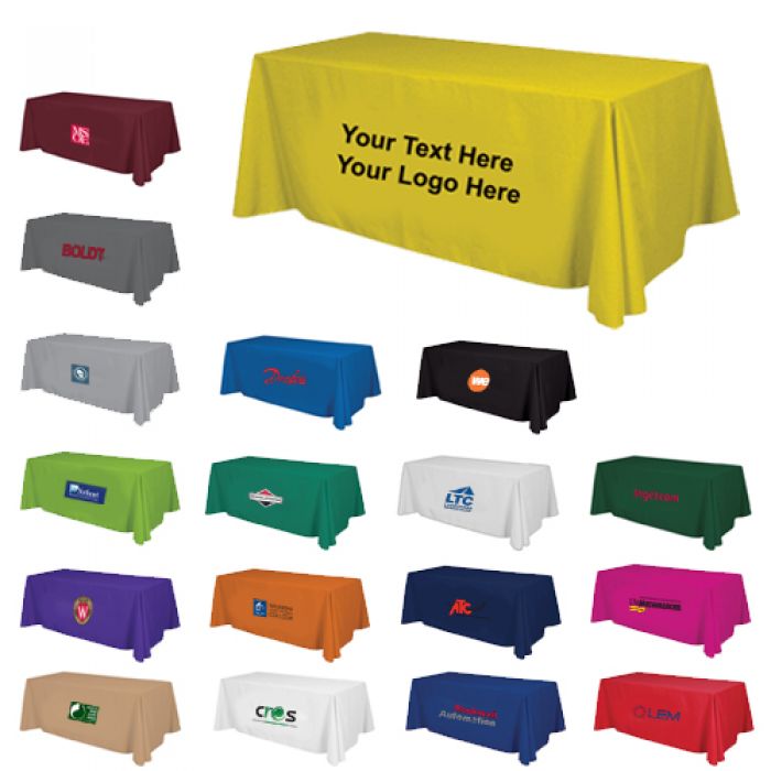 8 Ft Customized Economy Table Throws