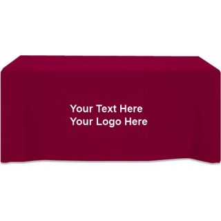 Fitted 3-Sided Table Covers Fits 8 Foot Standard Table