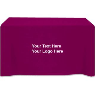 Logo 3-Sided Fitted Table Covers