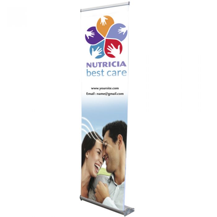 24 Inch Promotional Logo Stratus Retractor Kit with Graphic Display