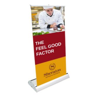 Logo Deluxe Mini Retractor Graphic Banner Kit