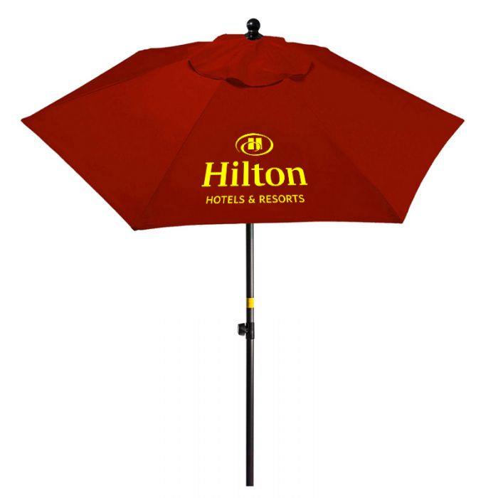 7 Ft Personalized Steel Market Umbrellas