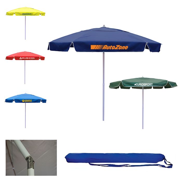 84 inch Arc Custom Imprinted Wind Proof Beach Umbrellas