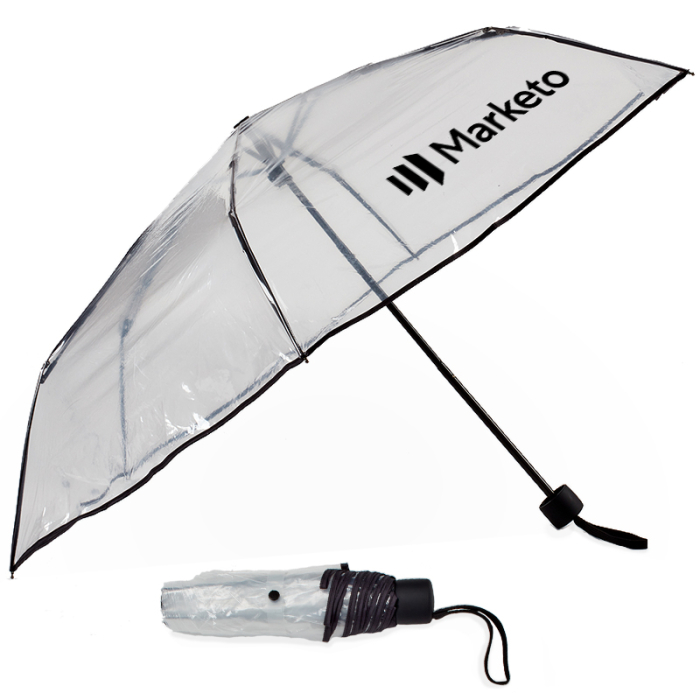 Promotional 44 Inch Arc Mini Bubble Umbrellas