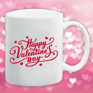 Printed 11 Oz White Ceramic Mugs