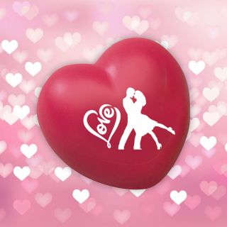 Valentine Heart Shape Stress Relievers