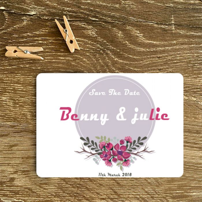 2x3.5 Promotional Save The Date Magnets 20 Mil