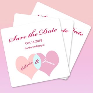 3x3 Save The Date Wedding Magnets 20 Mil
