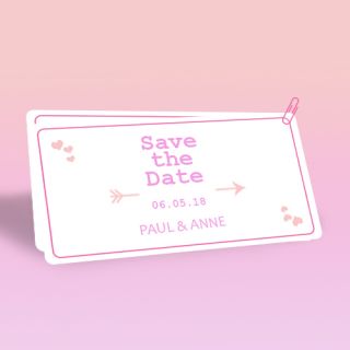 3x6 Save the Date Wedding Magnets 20 Mil Round Corners