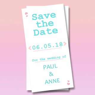 3x6 Save The Date Wedding Magnets 20 Mil