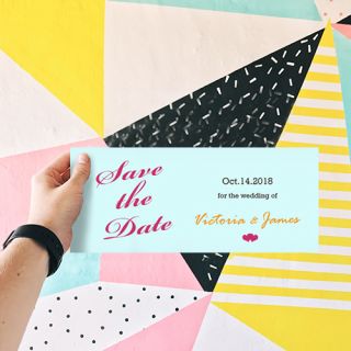 3x7 Printed Save the Date Magnets 20 Mil Square Corners