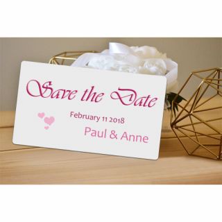 4x7 ized Save The Date Magnets 20 Mil Round Corners