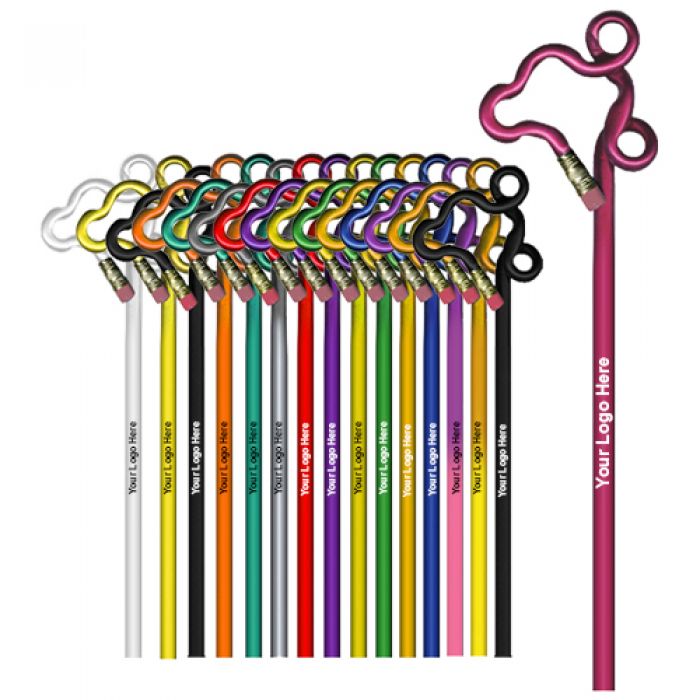 Bicyclist Shaped Pencils with Custom Logo