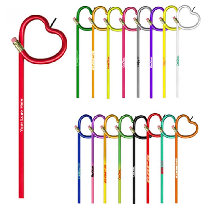 Custom Imprinted Apple-Stem Shaped Pencils