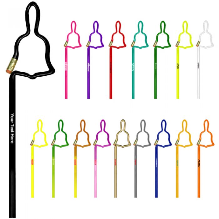 Custom Bell Hand Shaped Pencils