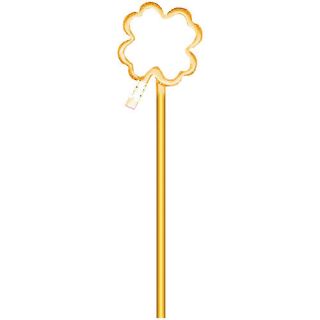 Printed 4-Leaf Clover Shaped Pencils