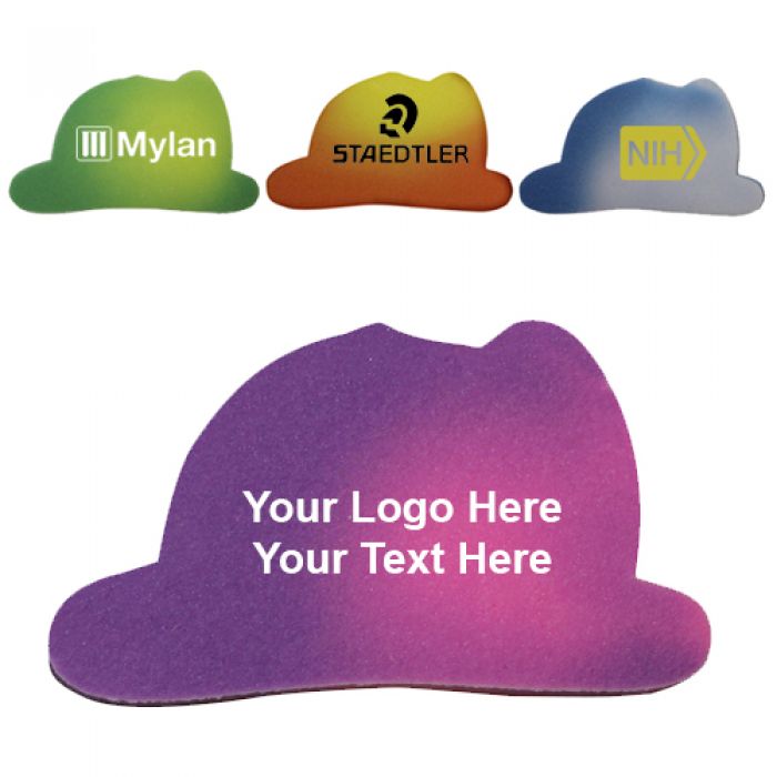 Custom Printed Fire Helmet Shaped Mood Die Cut Erasers