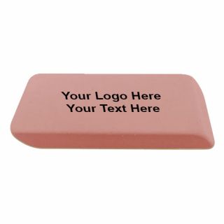 Logo Rectangular Shaped Jumbo Erasers - 2 Colors