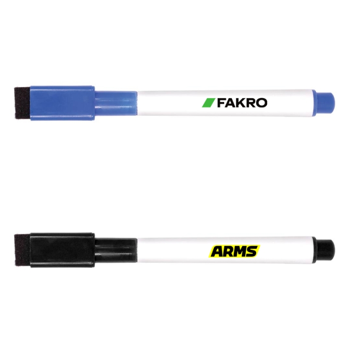 Custom Mini White Board Marker with Eraser and Magnet