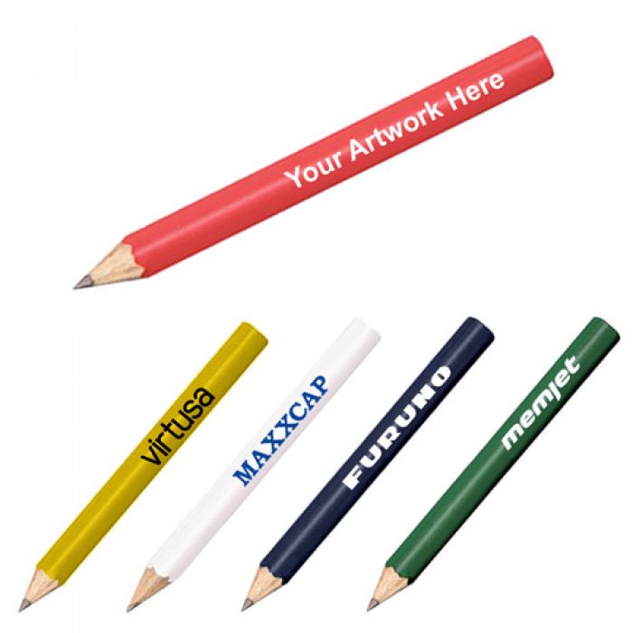 Personalized Round Golf Pencils