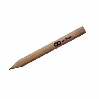 Hex Natural Finished Golf Pencils