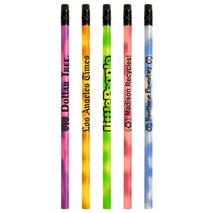 Promotional Jo-Bee Mood Round Pencil with Black Erasers