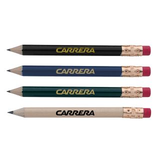 Round Golf Pencils with Erasers