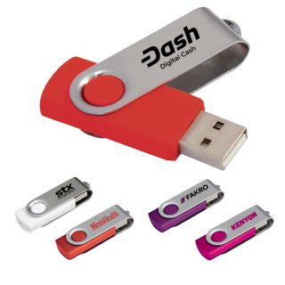 Customized 1 GB Folding USB 2.0 Flash Drives