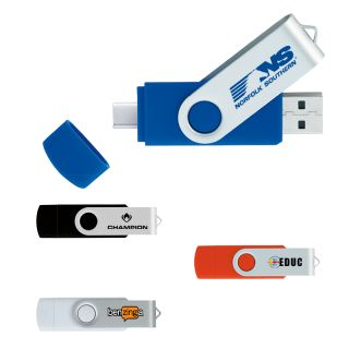 16 GB On The Go USB 2.0 Type C Flash Drives