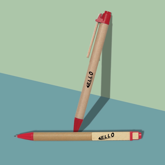 Promotional Eco-Inspired Plunger Action Pens