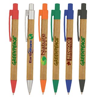 Imprinted Eco Friendly Bamboo Pens