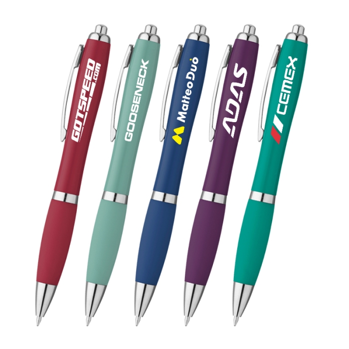 Customized Curvy Matte Ballpoint Pens